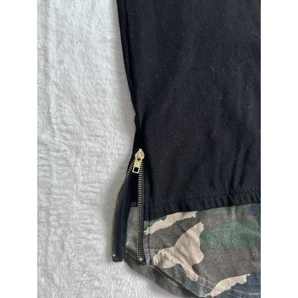 Guess Black Short Sleeve Camouflaged Shirt Men's Medium‎ * - Picture 2 of 7